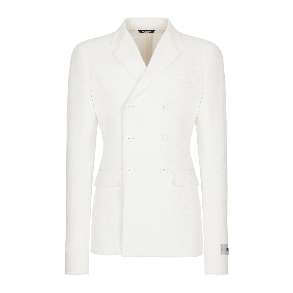 Dolce & Gabbana Men's White Blazers Extra Large