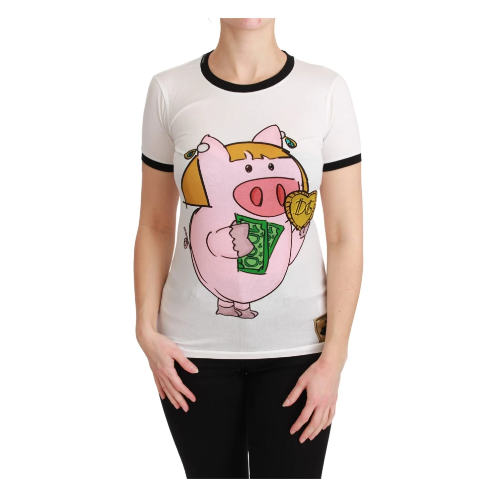 Dolce & Gabbana Women's White T-Shirts 3XS