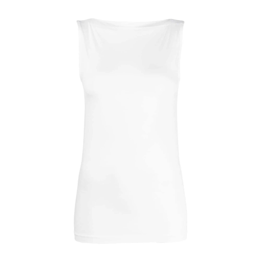 Wolford Women's White Sleeveless Tops Extra Small