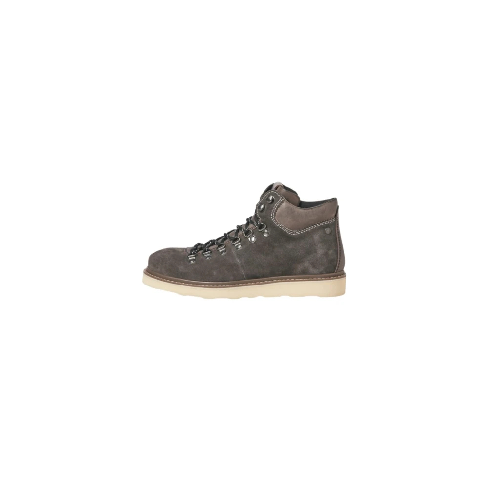 Jack & Jones Men's Gray Lace-Up Boots Size 7 Uk