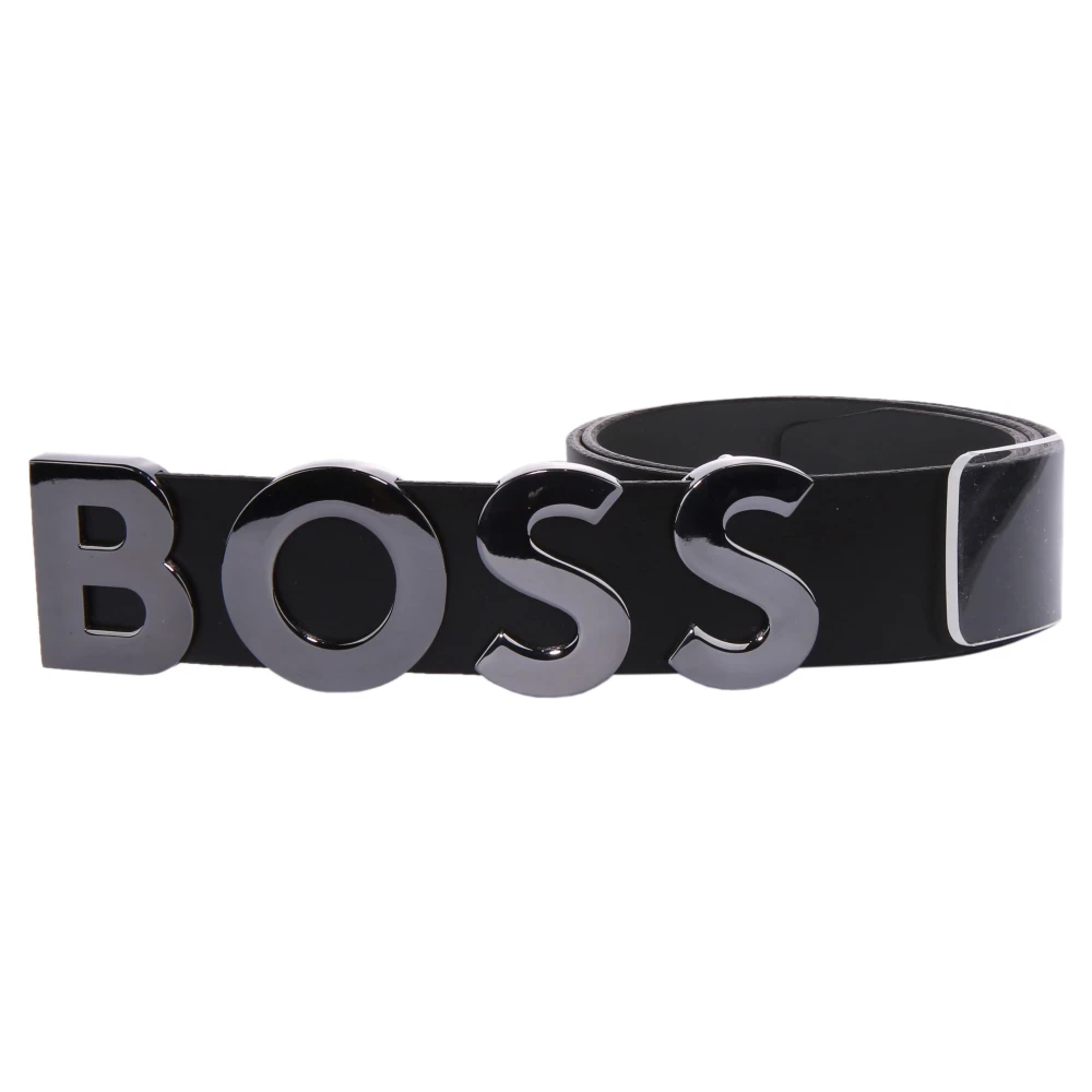 Boss Men's Black Belts Medium