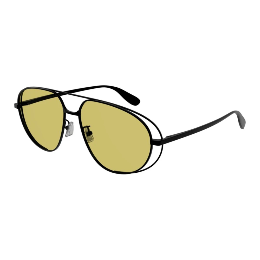 Bottega Veneta Unisex Black Sunglasses