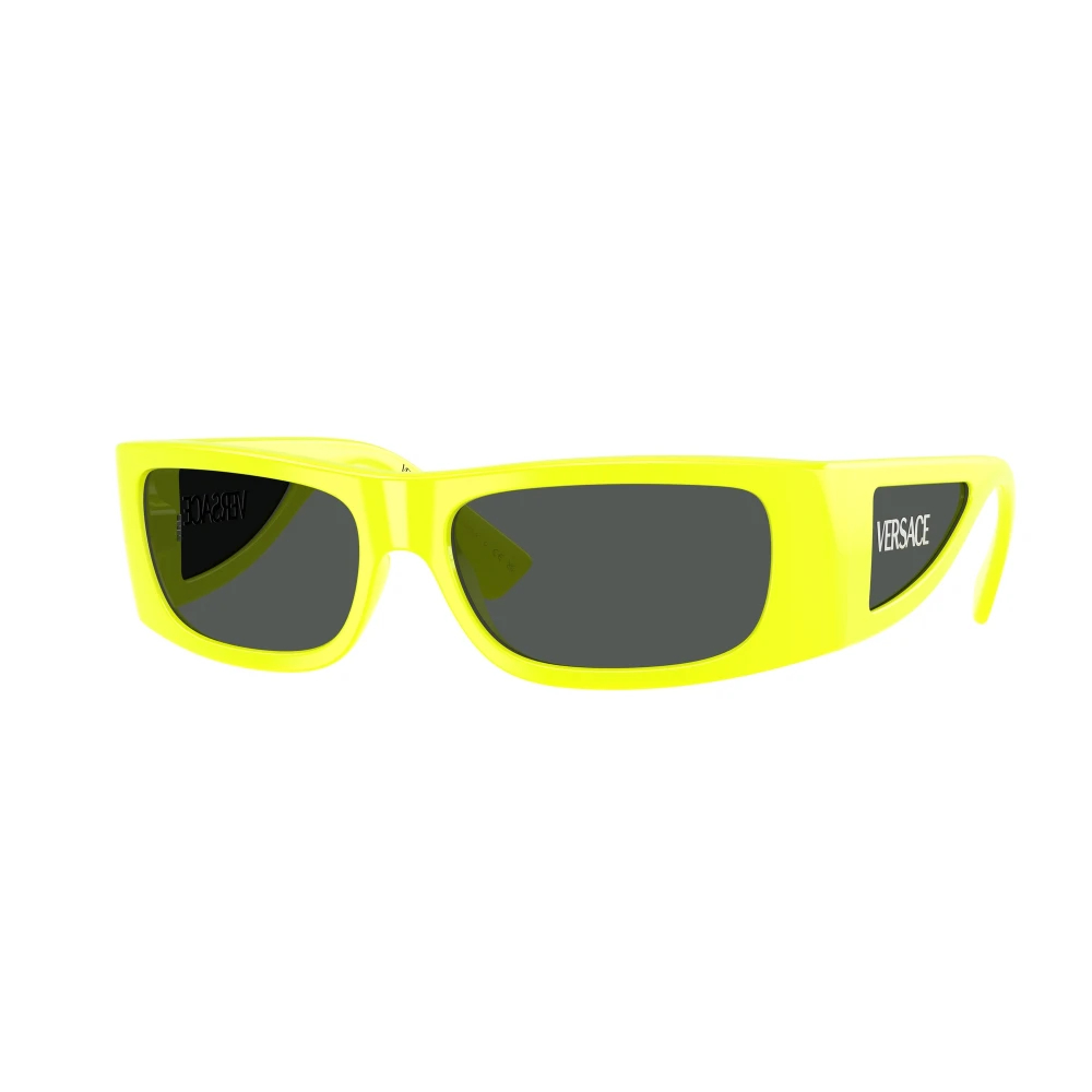 Versace Men's Yellow Sunglasses Medium