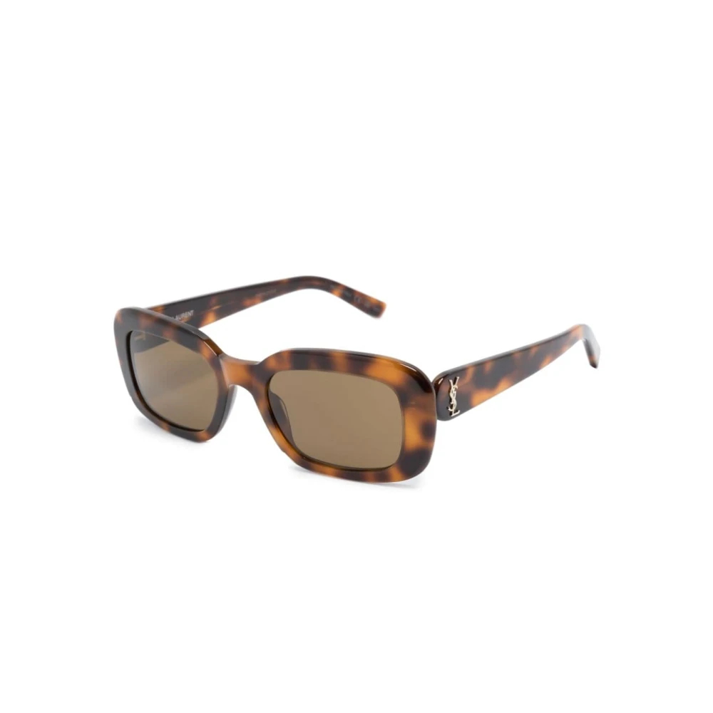 Saint Laurent Women's Brown Sunglasses Medium