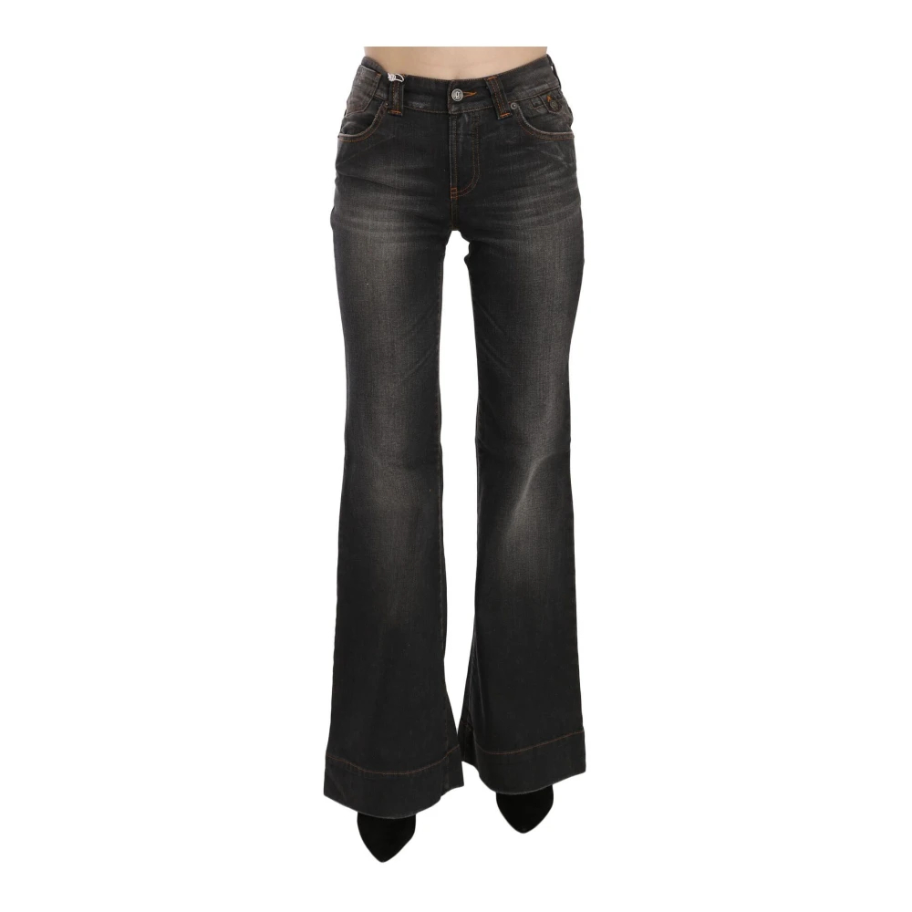 Dolce & Gabbana Women's Black Flared Jeans W25
