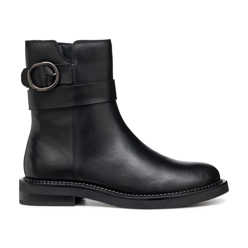 Geox Women's Black Ankle Boots Size 3 Uk
