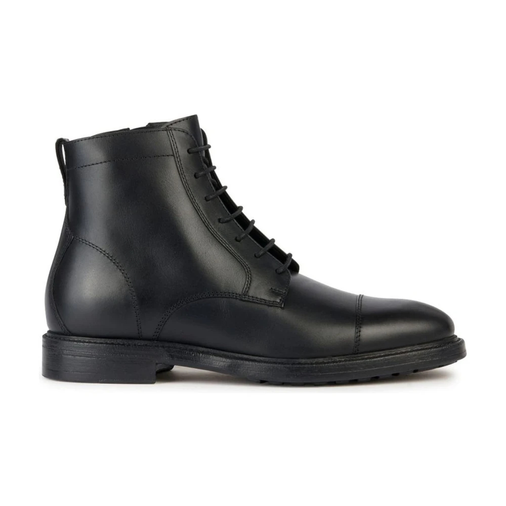 Geox Men's Shoes, Male,, Ankle Boots For Men Black Size 10 Uk