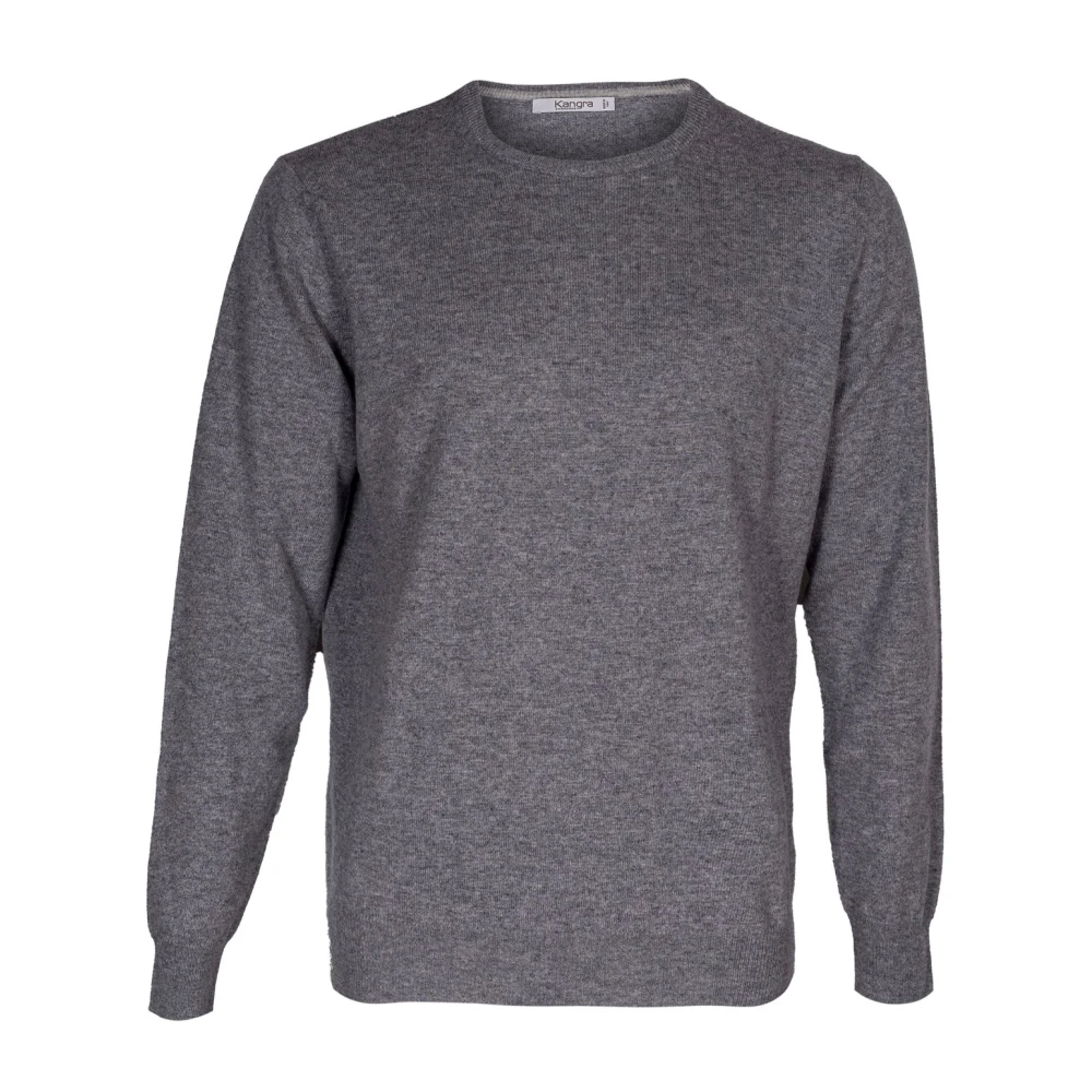 Kangra Men's Gray Cashmere Knitwear 2XL