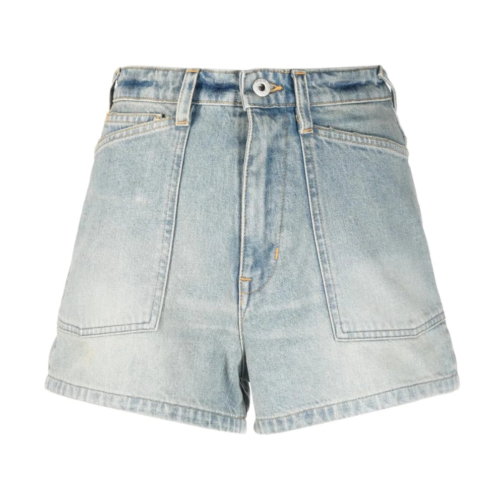 Kenzo Women's Blue Denim Shorts W28