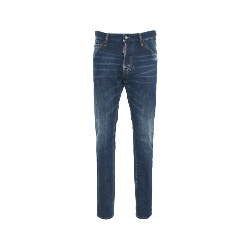 Dsquared2 Men's Blue Slim-Fit Jeans Extra Large