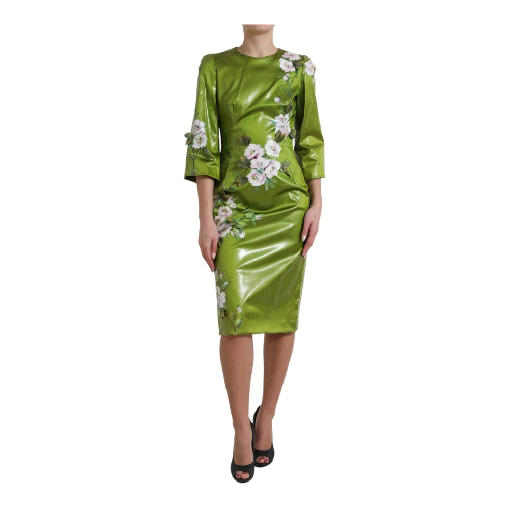 Dolce & Gabbana Women's Multicolor Midi Dresses Extra Small
