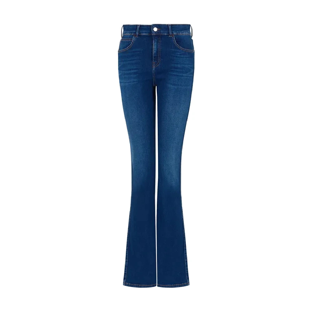 Emporio Armani Women's Blue Flared Jeans W26