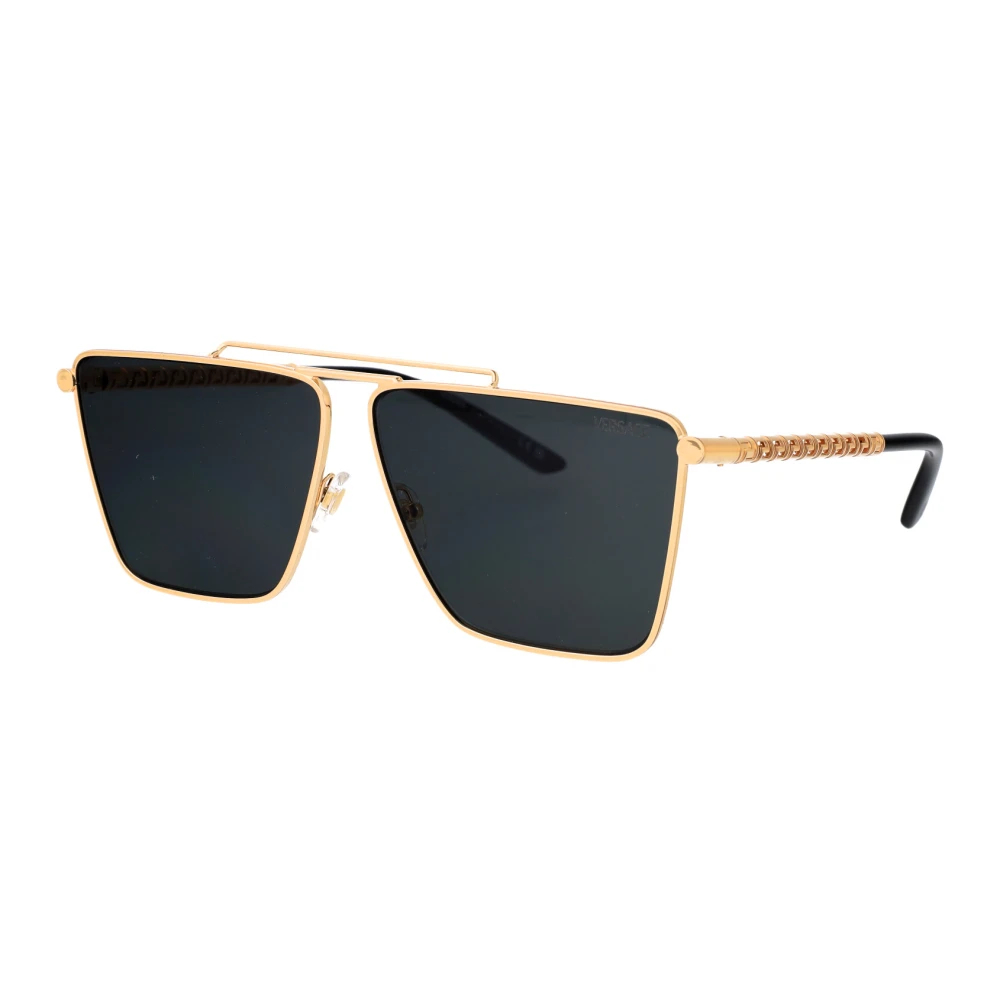 Versace Men's Yellow Sunglasses Medium