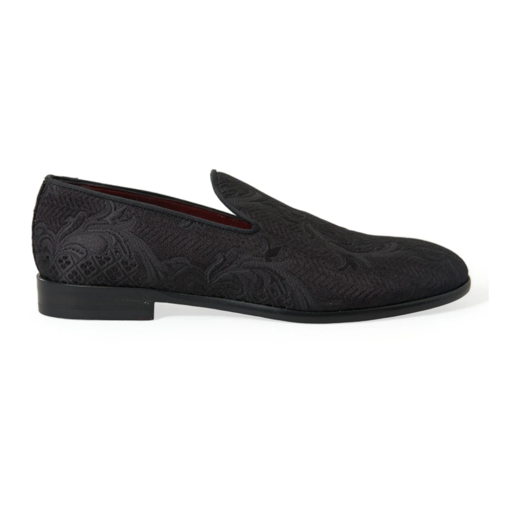 Dolce & Gabbana Men's Black Loafers Size 7