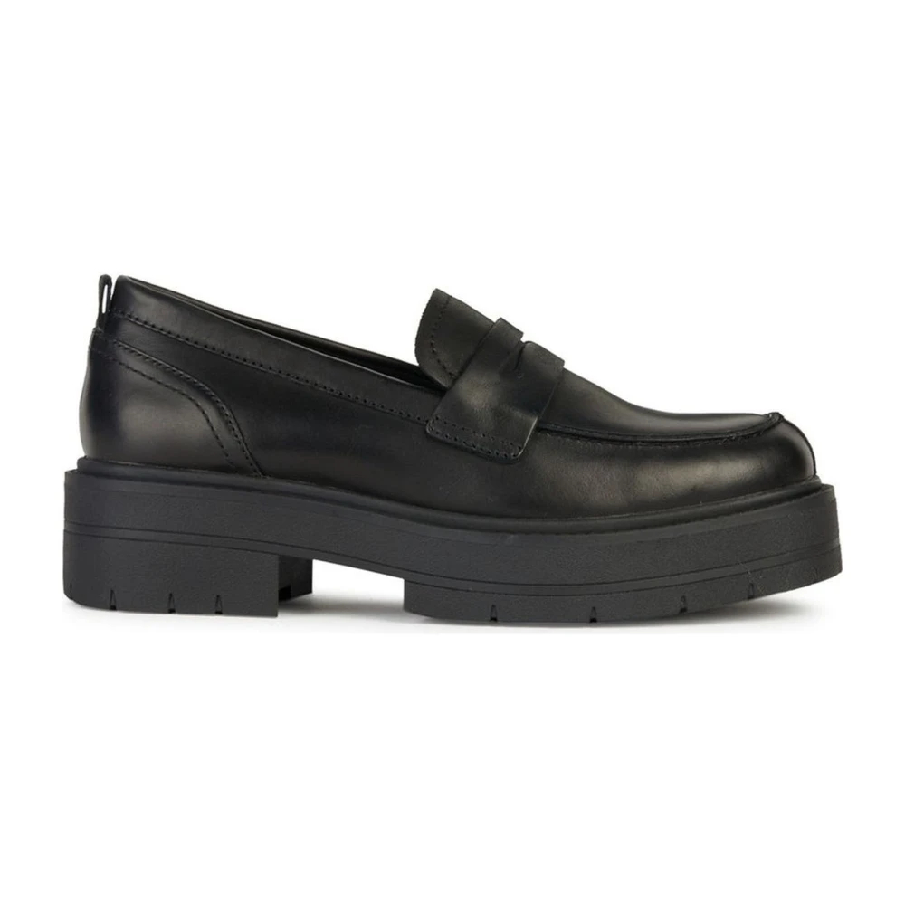 Geox Women's Black Loafers Size 3 Uk