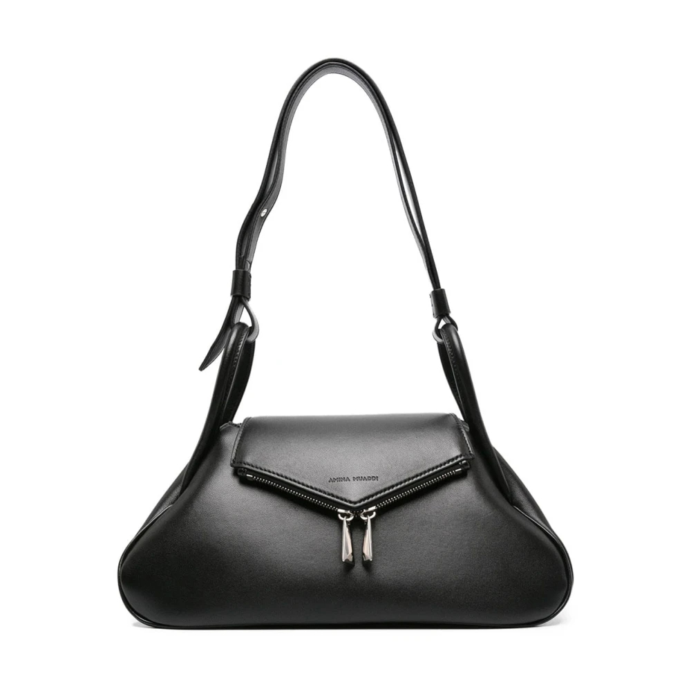 Amina Muaddi Women's Black Shoulder Bags