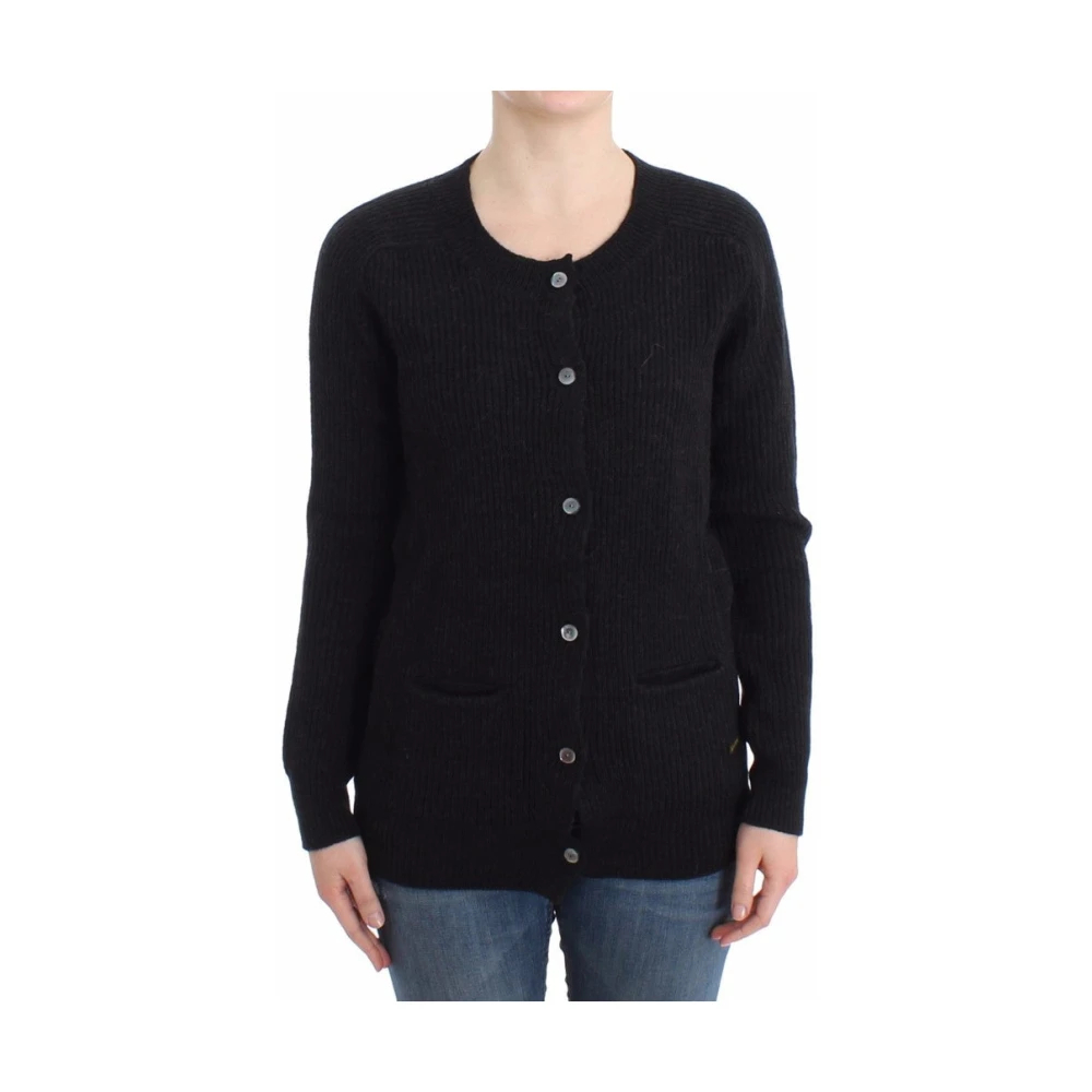 John Galliano Women's Black Cardigans Medium