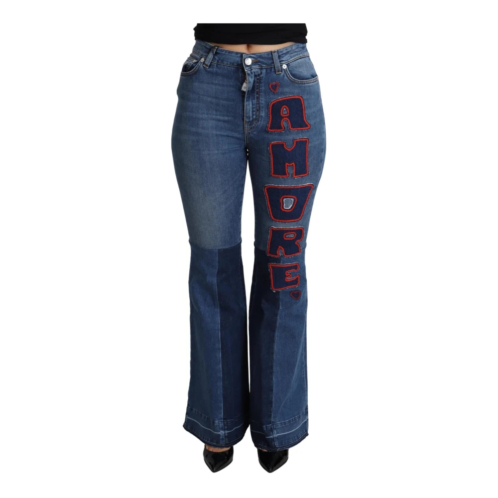 Dolce & Gabbana Women's Blue Flared Jeans Medium