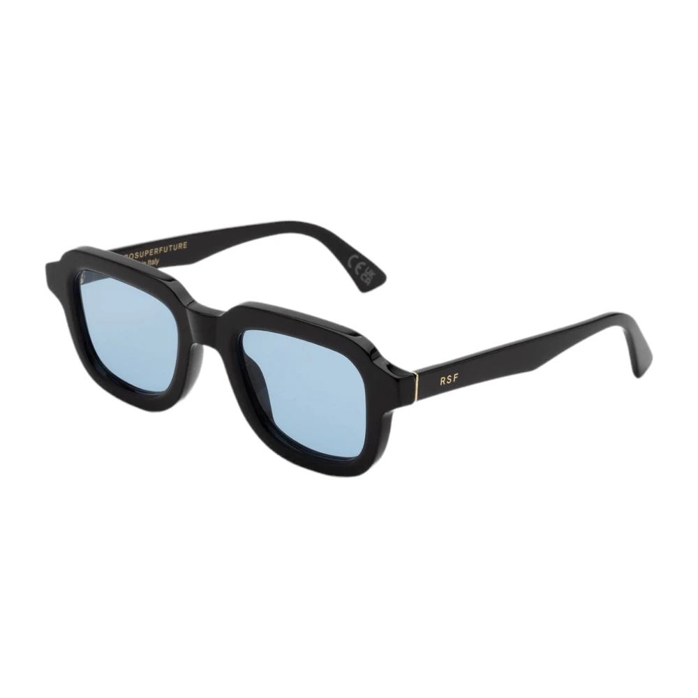 Retrosuperfuture Men's Black Sunglasses Medium