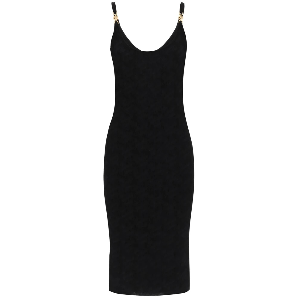 Versace Women's Black Midi Dresses Extra Small