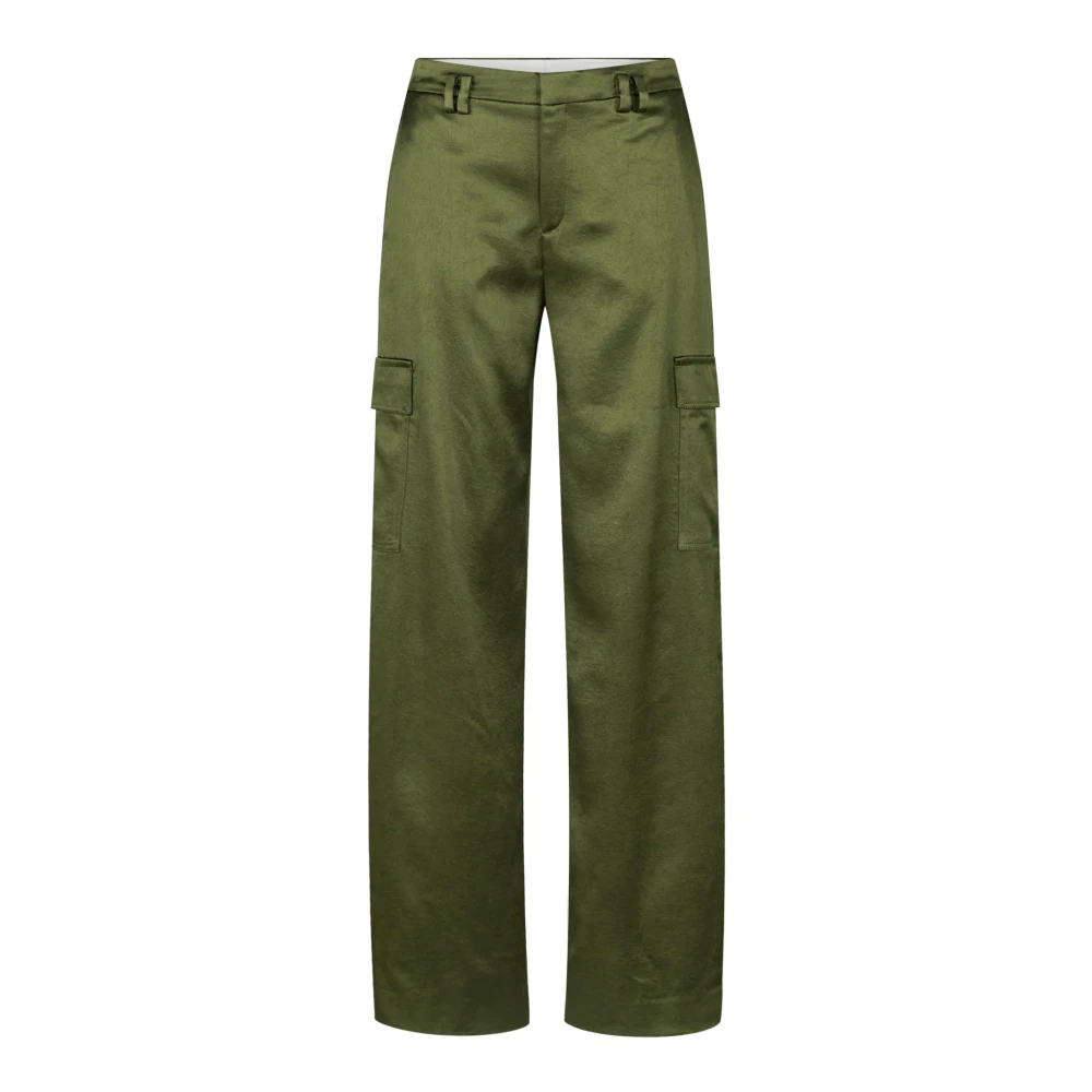 Drykorn Women's Green Straight Trousers W26 L32