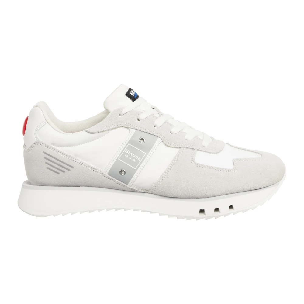 Blauer Men's White Sneakers Size 9 Uk