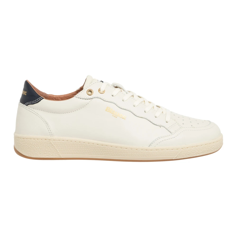 Blauer Men's White Sneakers Size 9 Uk