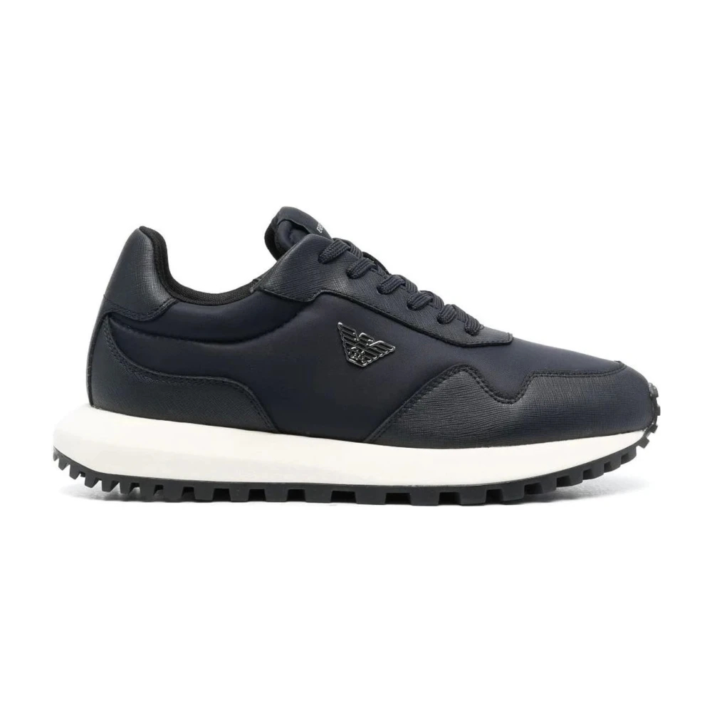 Emporio Armani Men's Blue Sneakers Size 12 Uk