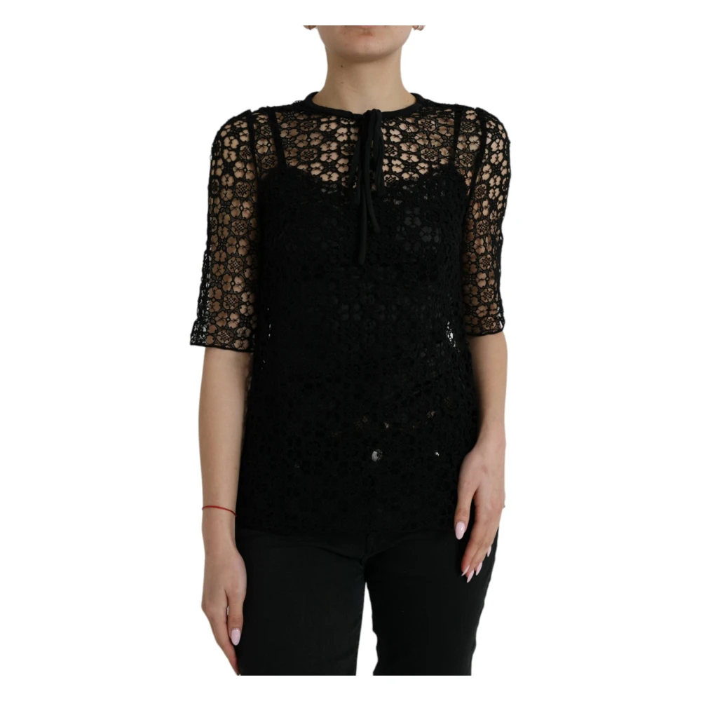 Dolce & Gabbana Women's Black Blouses 2XS