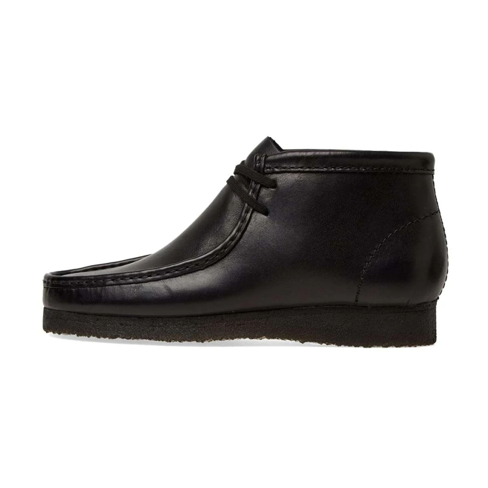 Clarks Men's Black Lace-Up Boots Size 10