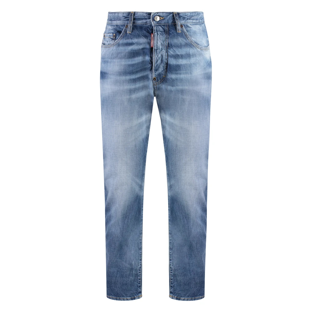 Dsquared2 Men's Blue Slim-Fit Jeans Medium