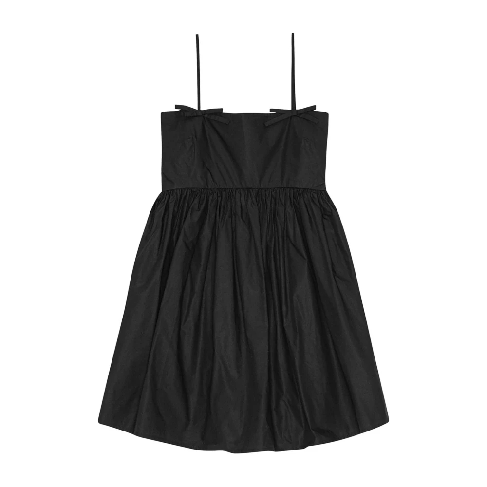 Ganni Women's Black Short Dresses Small