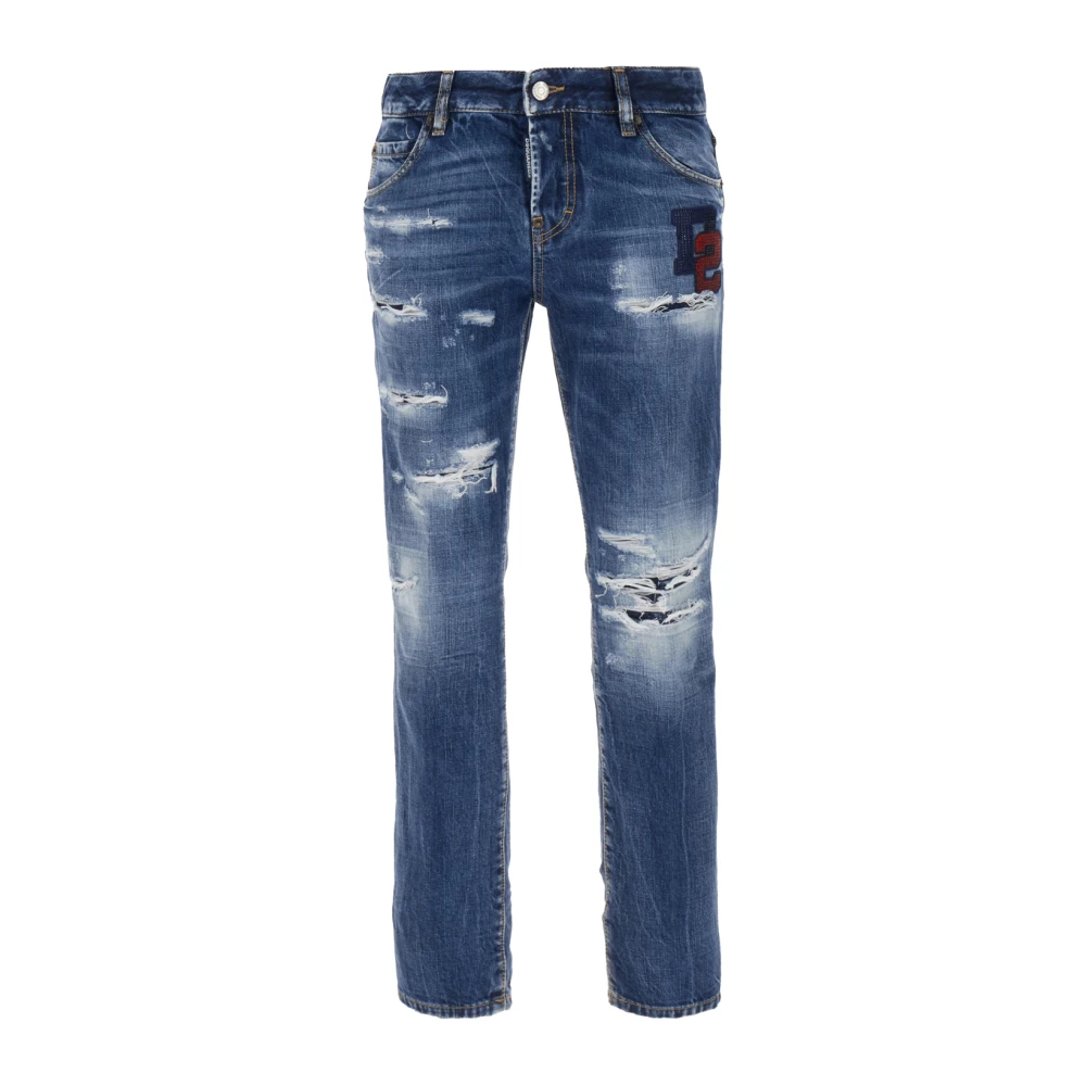 Dsquared2 Women's Blue Slim-Fit Jeans 2XS