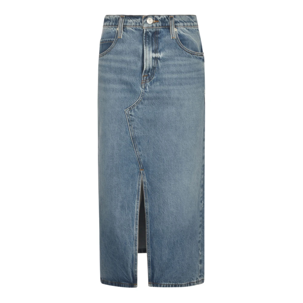 Frame Women's Blue Denim Skirts W25