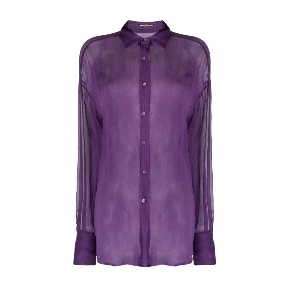 Ermanno Scervino Women's Purple Shirts 2XS