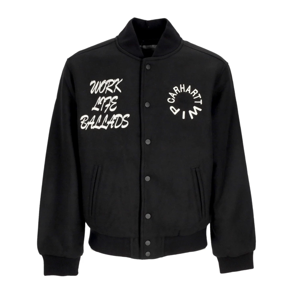 Carhartt Wip Men's Black Bomber Jackets Extra Large