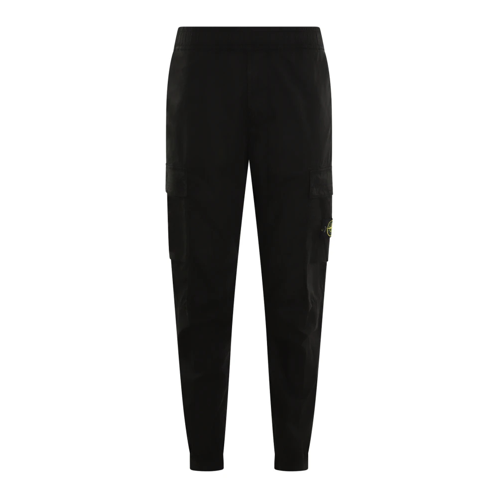 Stone Island Men's Black Slim-Fit Trousers W30