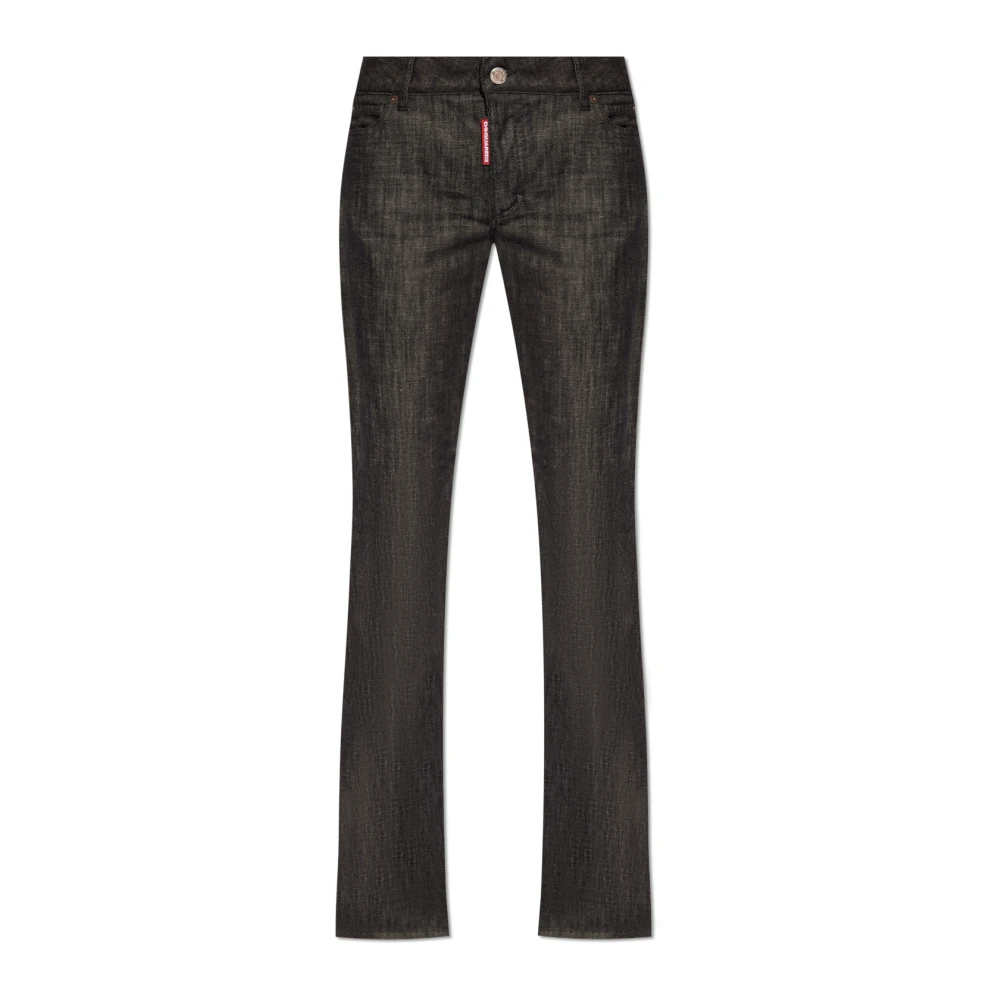Dsquared2 Women's Black Flared Jeans 2XS