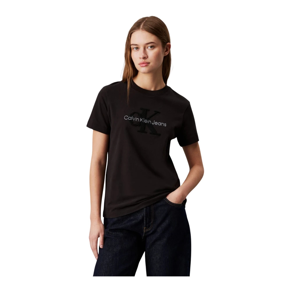 Calvin Klein Women's Black T-Shirts Extra Small