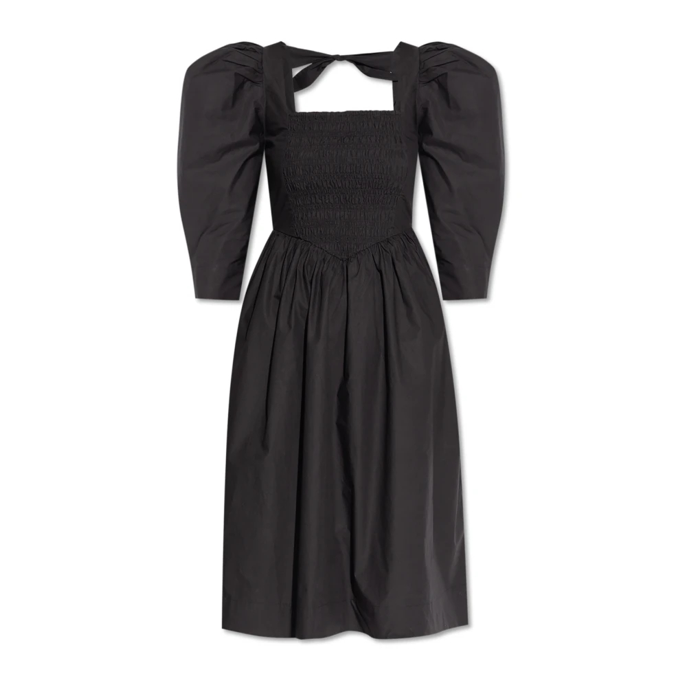 Ganni Women's Black Short Dresses Small
