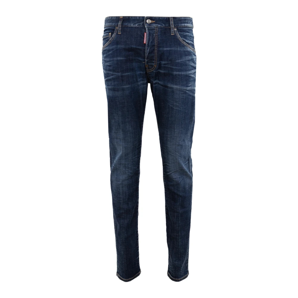 Dsquared2 Men's Blue Slim-Fit Jeans 3XL
