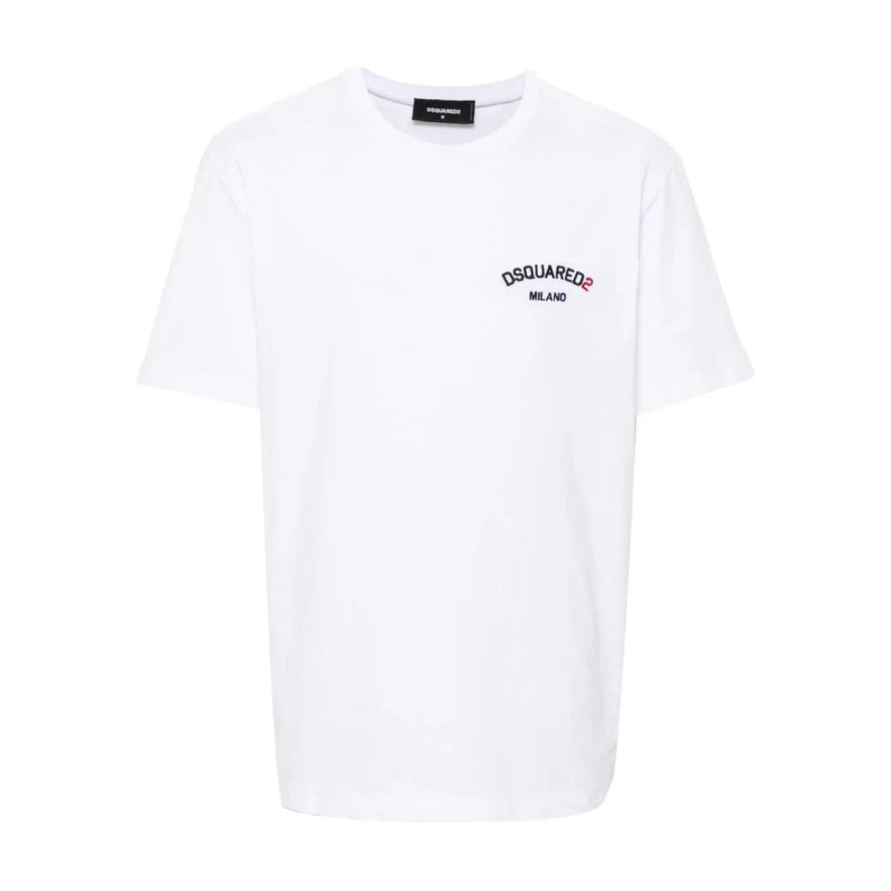 Dsquared2 Men's White T-Shirts Extra Small