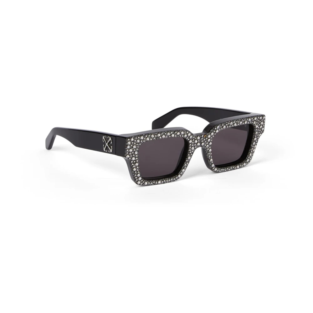 Off White Unisex Black Sunglasses Medium