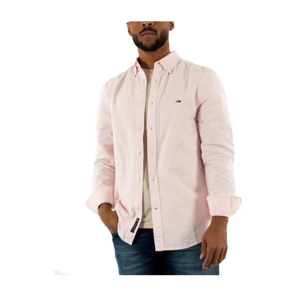 Tommy Hilfiger Men's Pink Casual Shirts 2XL