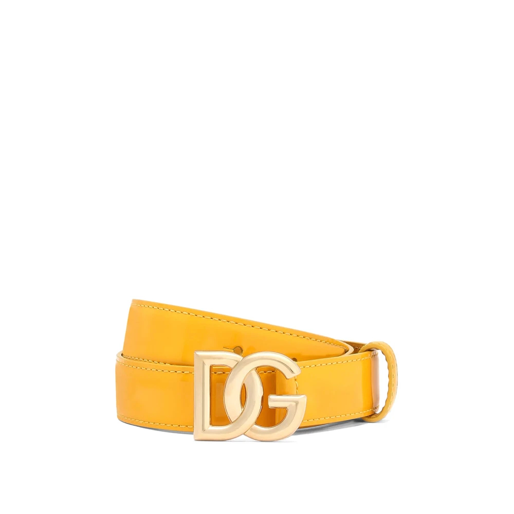 Dolce & Gabbana Women's Yellow Belts Medium