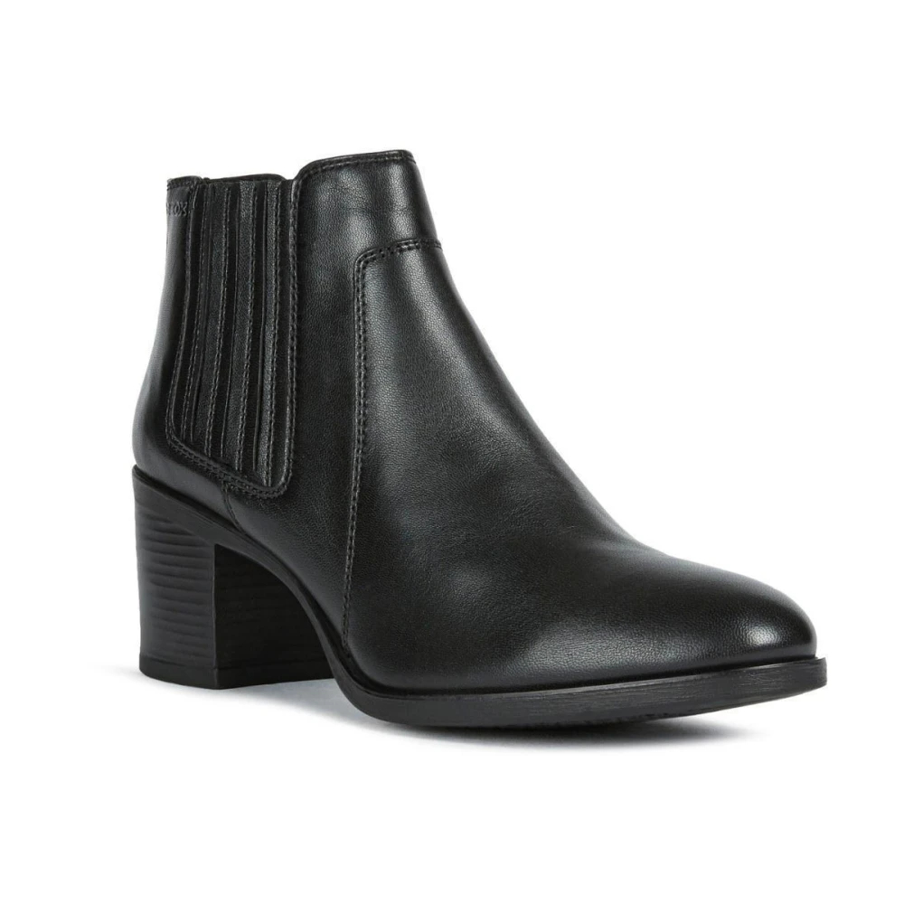 Geox Women's Black Ankle Boots Size 3 Uk