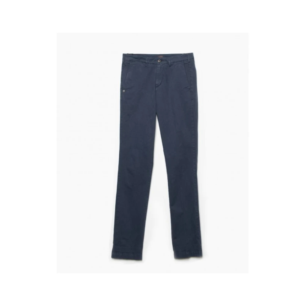 40Weft Men's Blue Chinos Medium