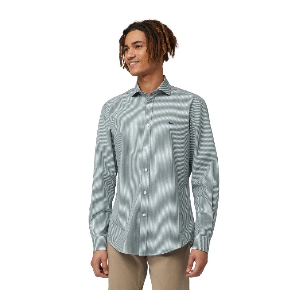 Harmont & Blaine Men's Green Casual Shirts Extra Large