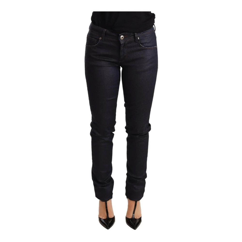 Ermanno Scervino Women's Blue Slim-Fit Jeans W26