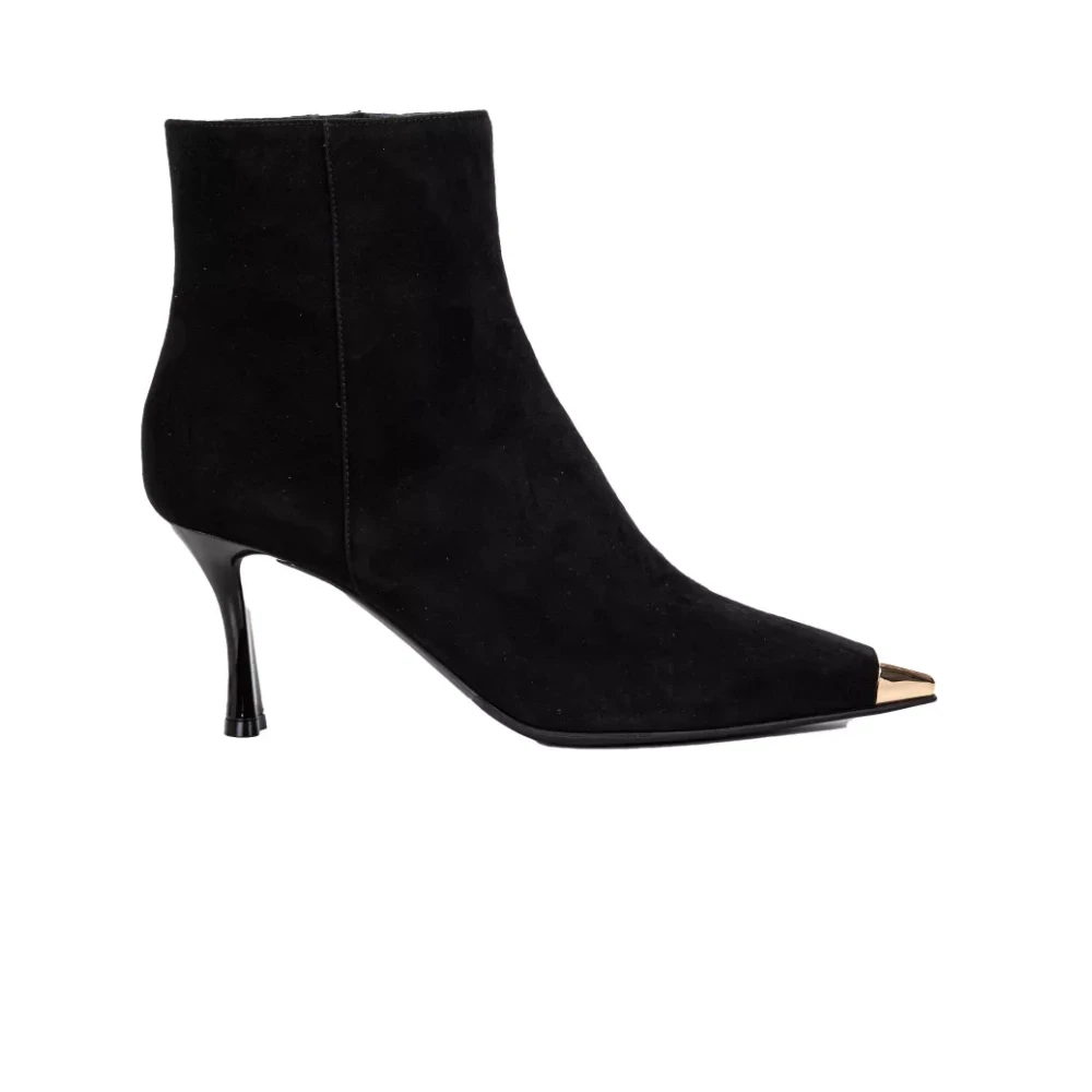 Baldinini Women's Black Heeled Boots Size 3 Uk